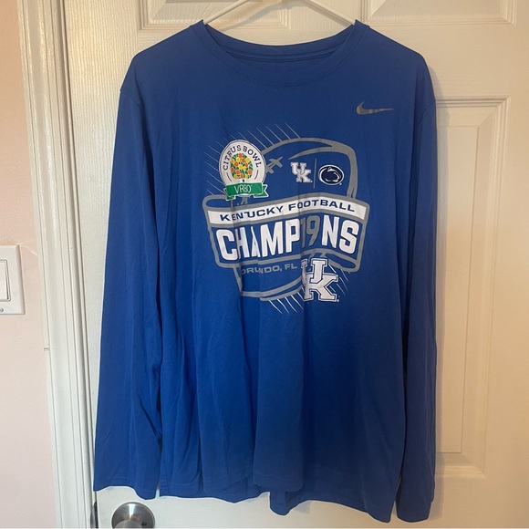 Nike Other - Nike Dri-Fit Long Sleeve T-Shirt - Kentucky Football Citrus Bowl 2019